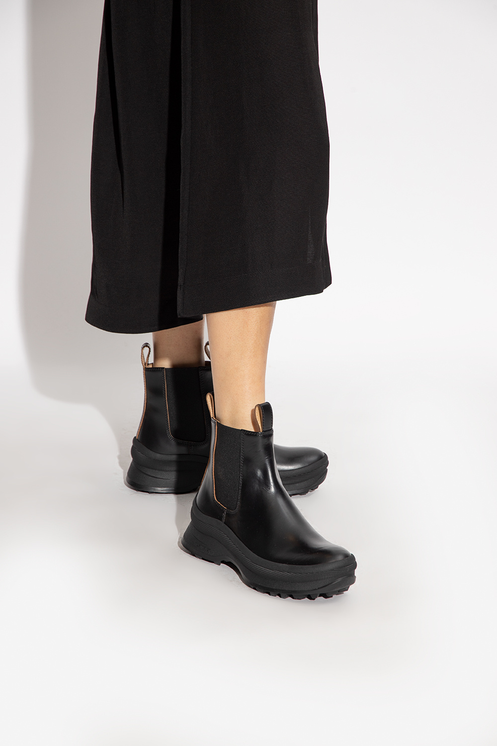 JIL SANDER Leather chelsea boots | Women's Shoes | Vitkac